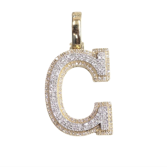 Gold and Silver Crystal Initial Jewelry